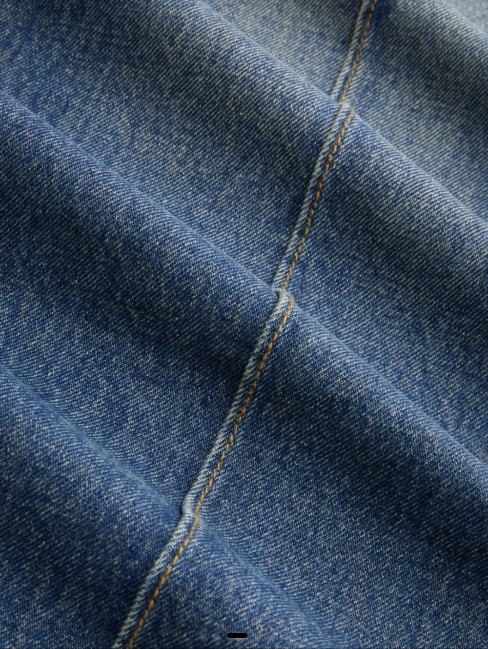 Cider Wide-Leg Denim Jeans in Faded Blue - Picture 7 of 7